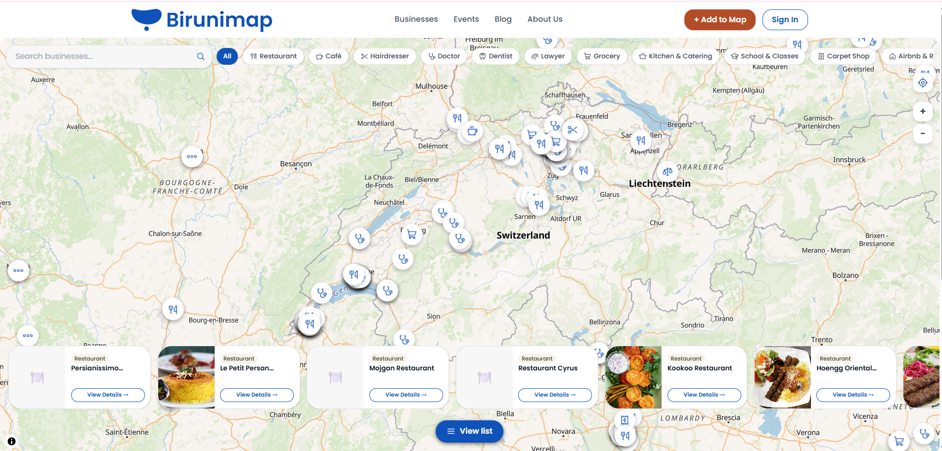 BiruniMap — Geospatial Data Visualization